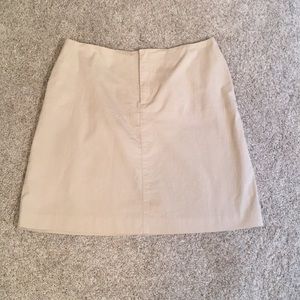 Banana republic khaki stretch skirt size 10